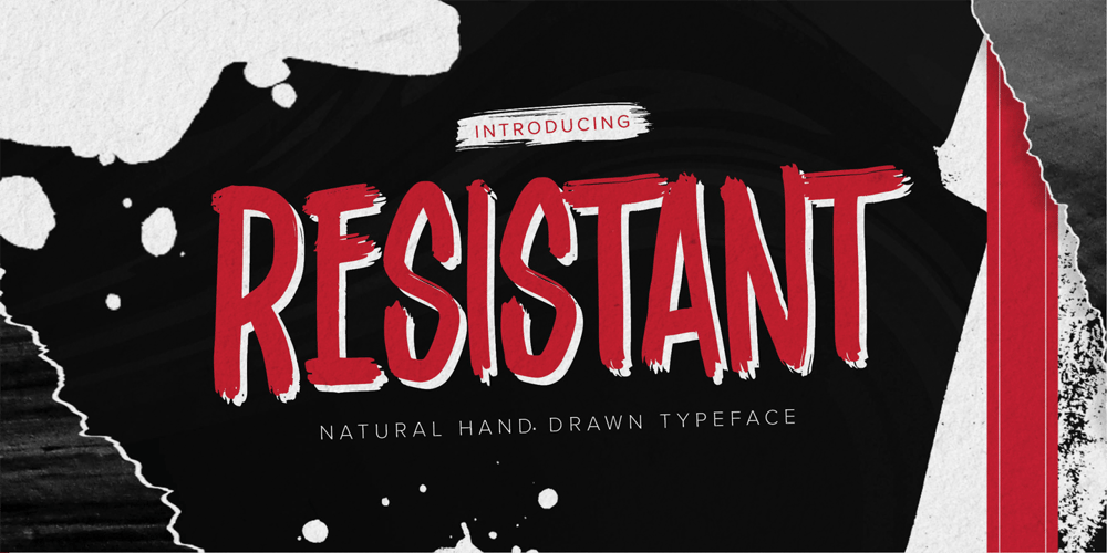 Resistant font
