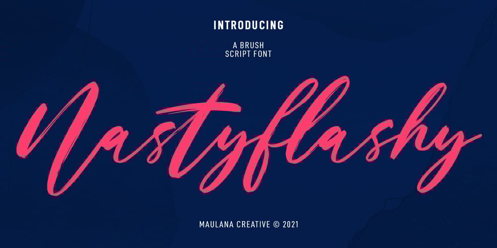 Nastyflashy font