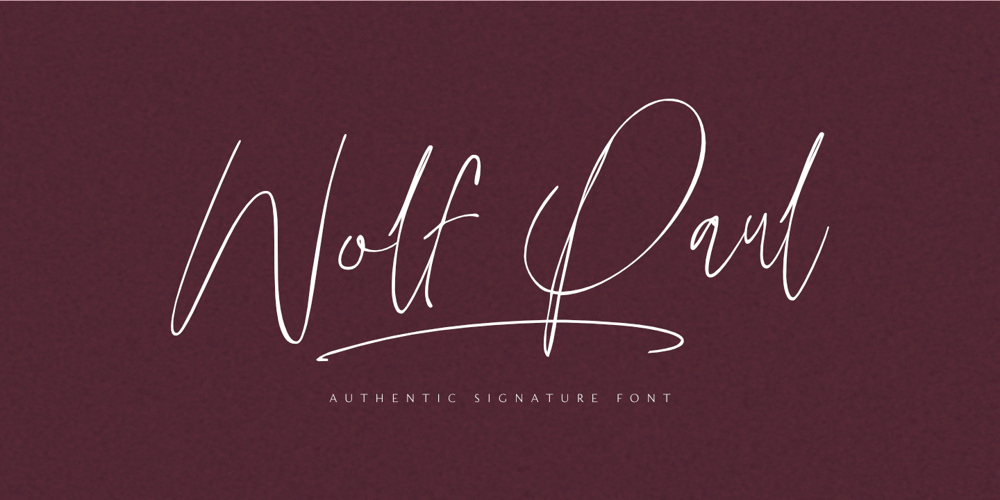 Wolf Paul font