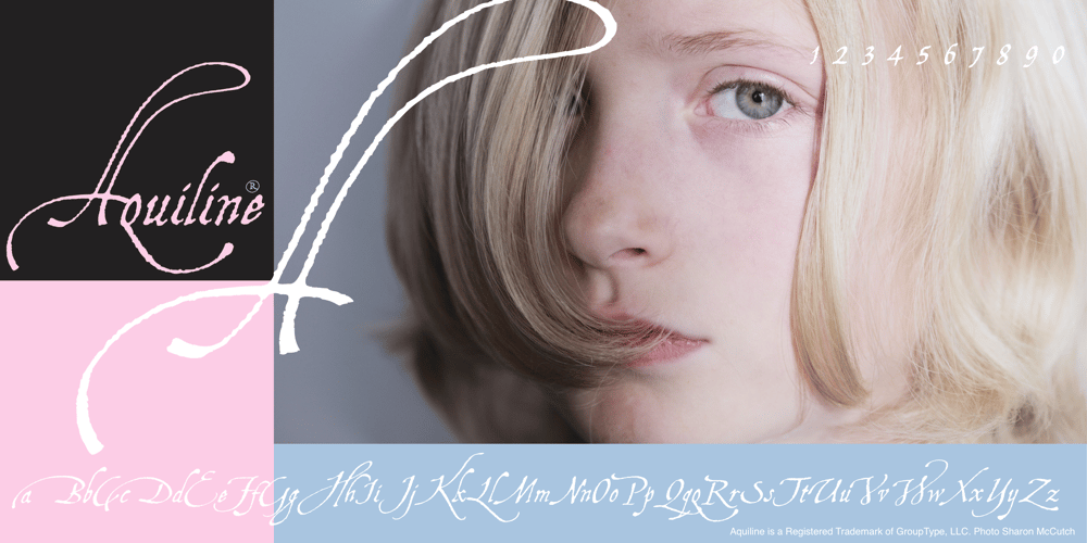 Aquiline font