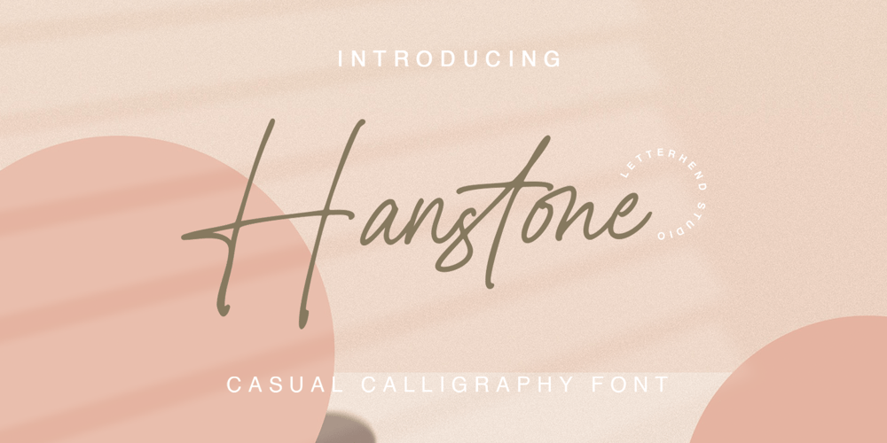 Hanstone font