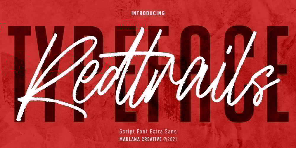 Redtrails font