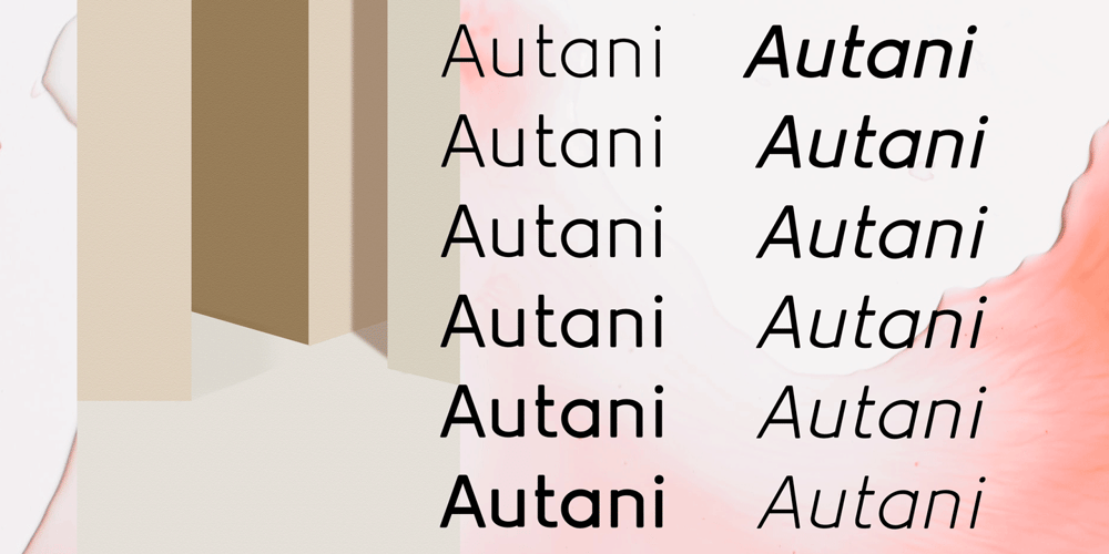 Aotani font