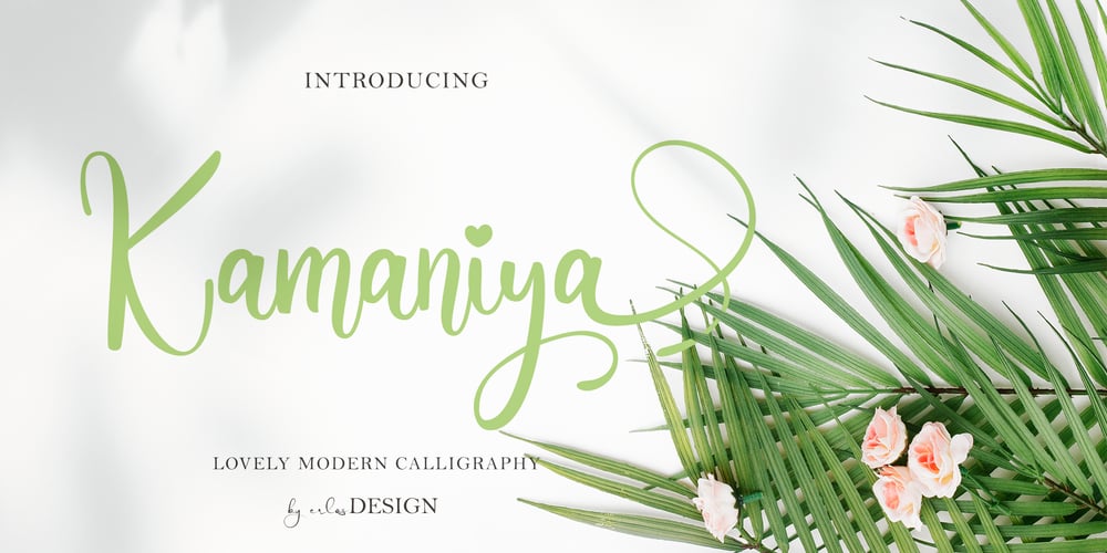 Kamaniya font
