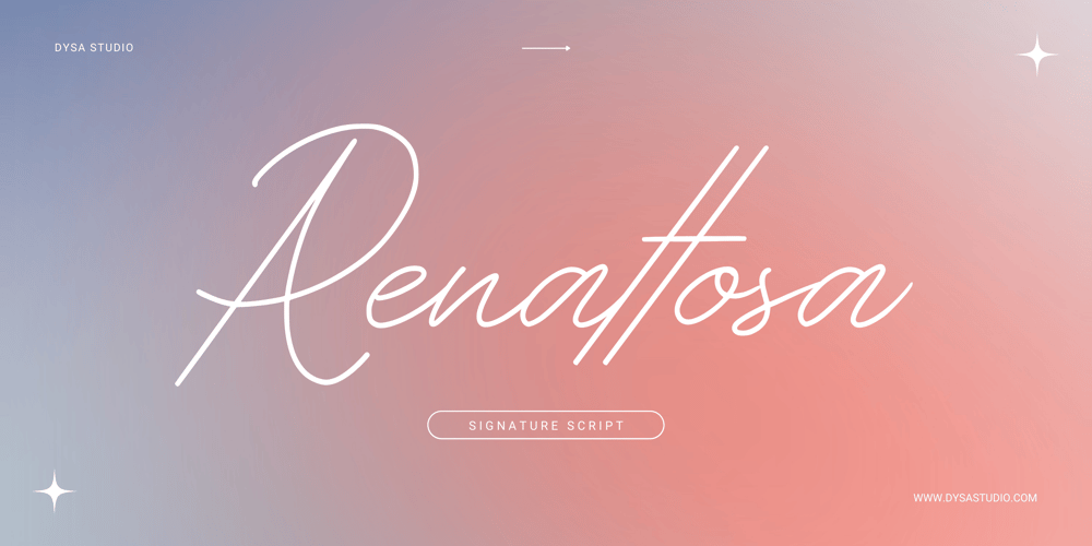 Renattosa font