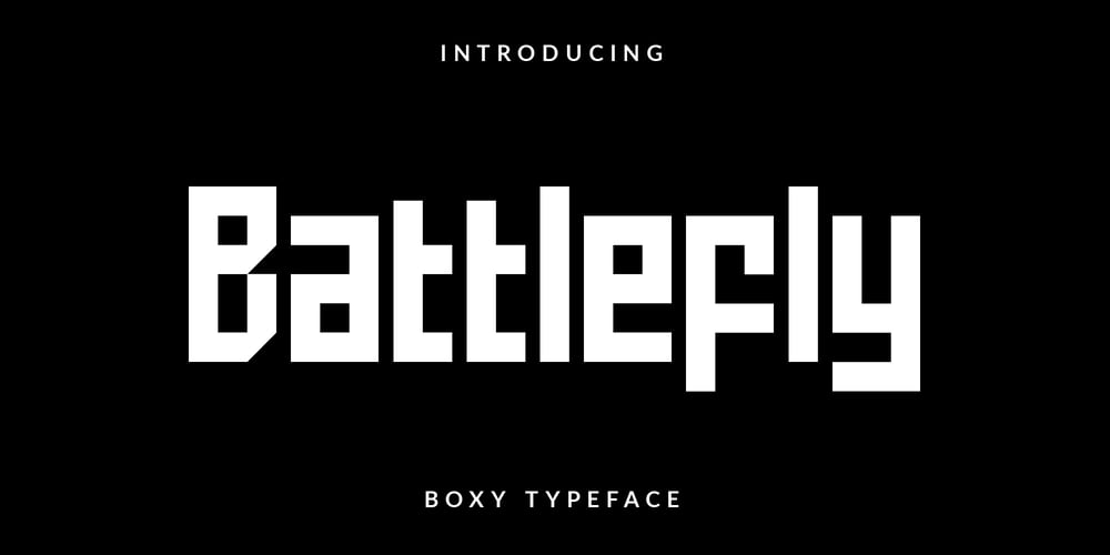Battlefly font