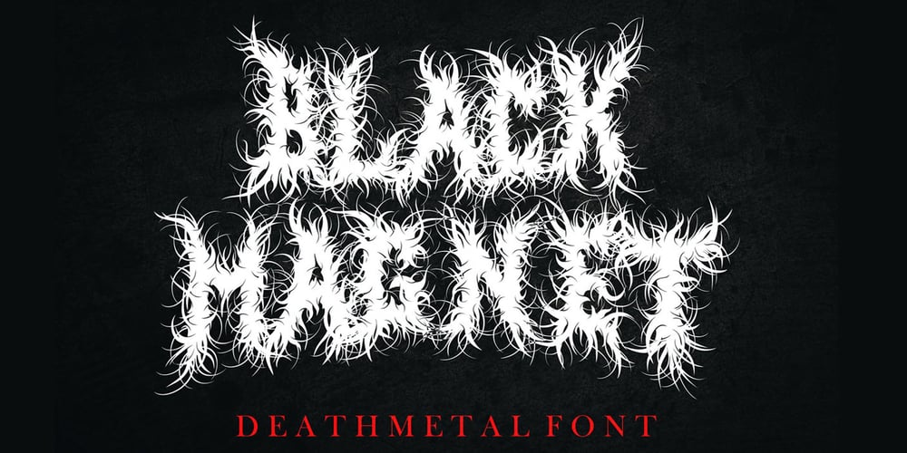 Black Magnet font
