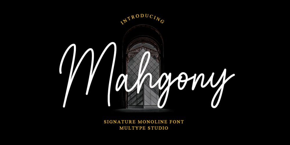 Mahgony font