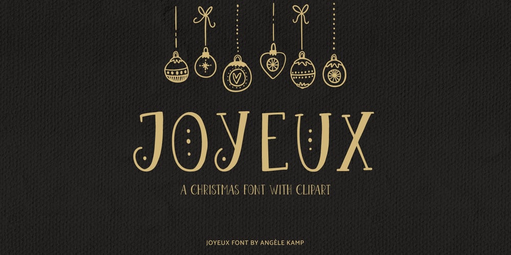 Joyeux font