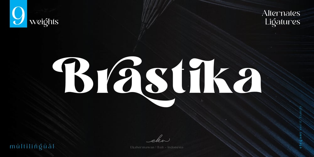 Brastika font