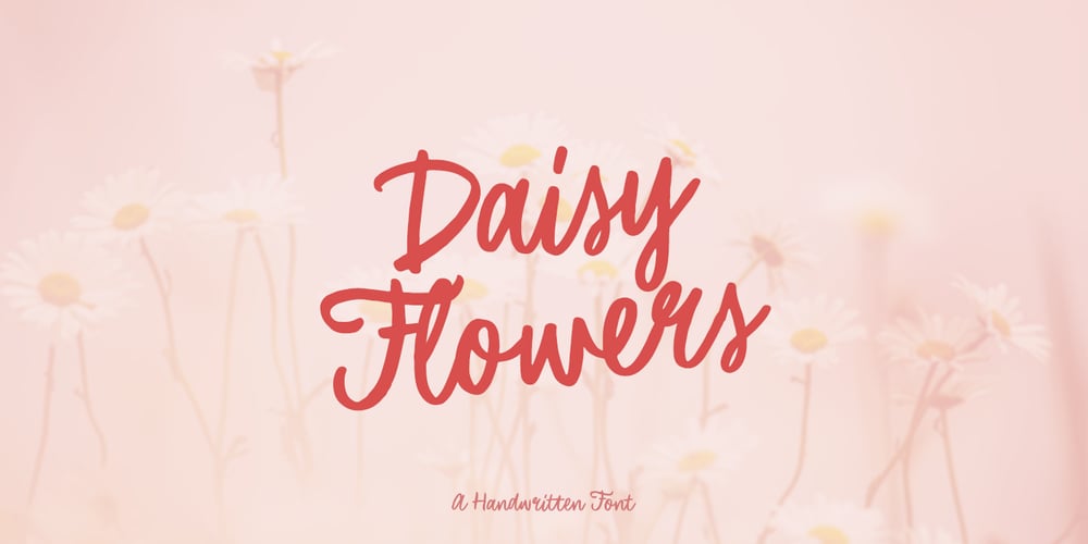 Daisy Flowers font