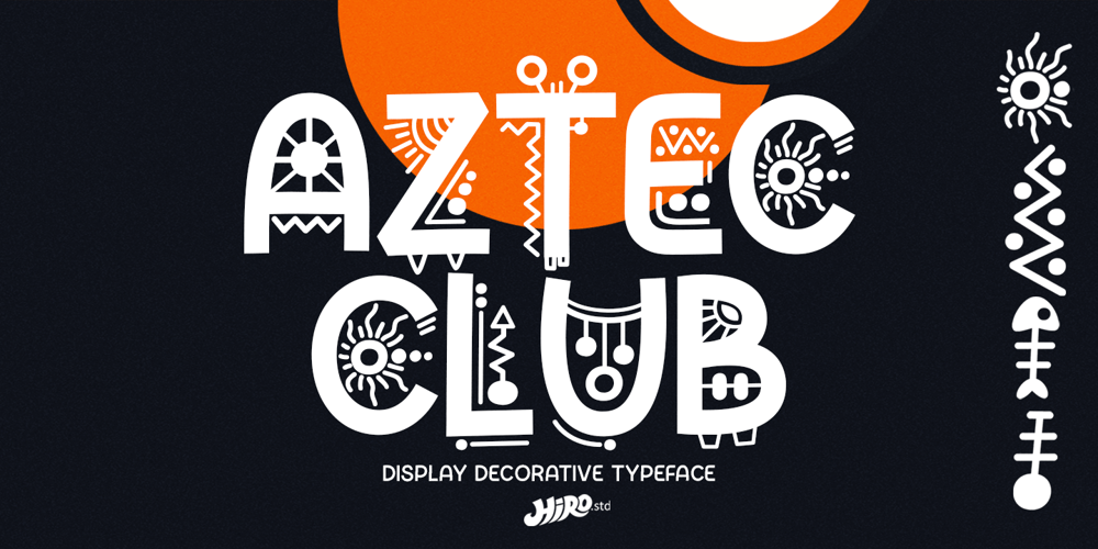 Aztec Club font