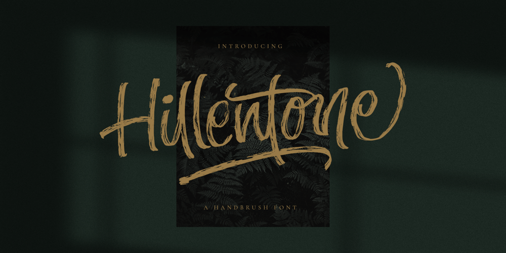 Hillentone font