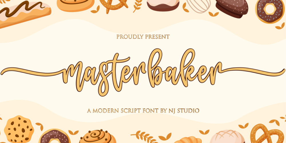 Masterbaker font