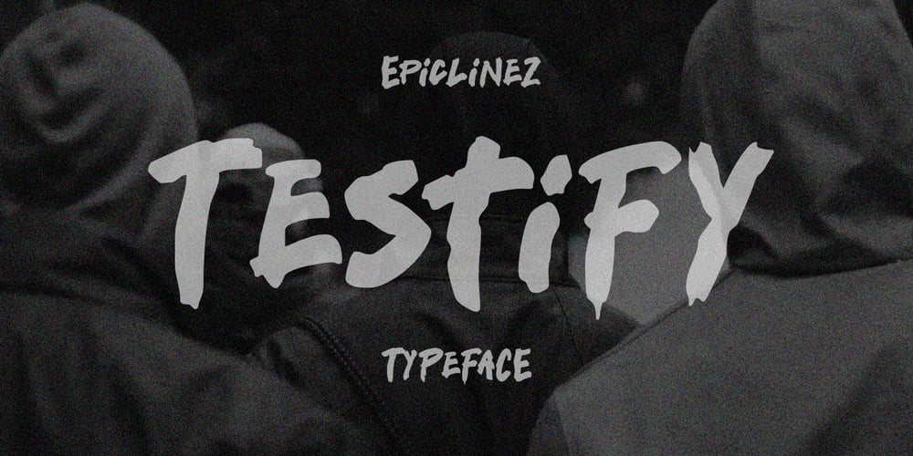 Testify font