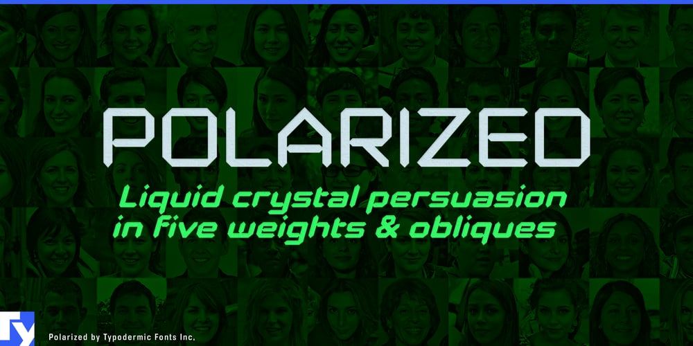 Polarized font