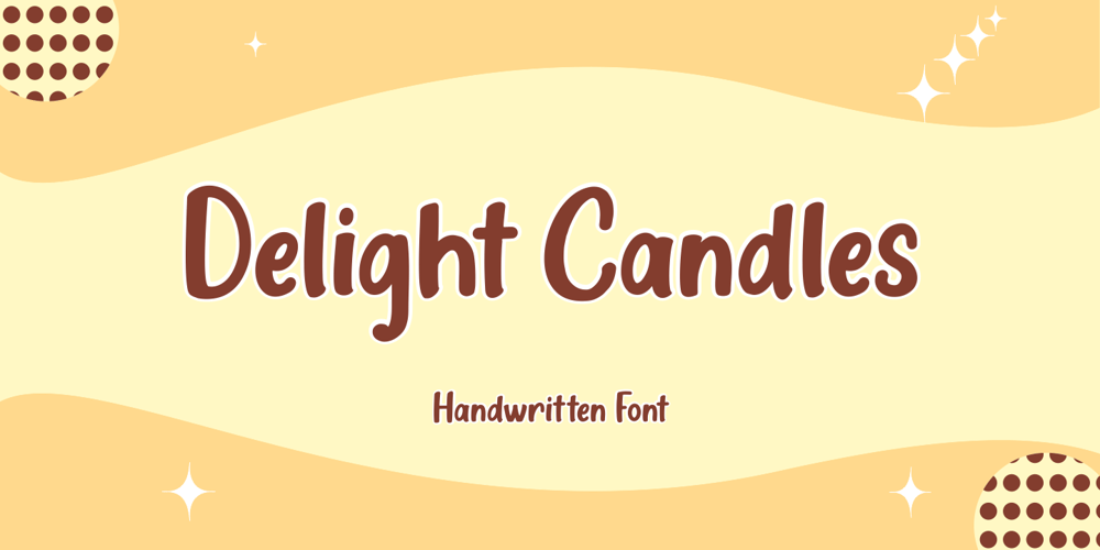 Delight Candles font