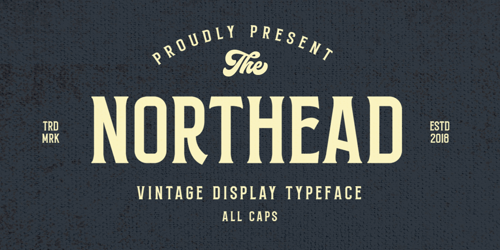 Northead font