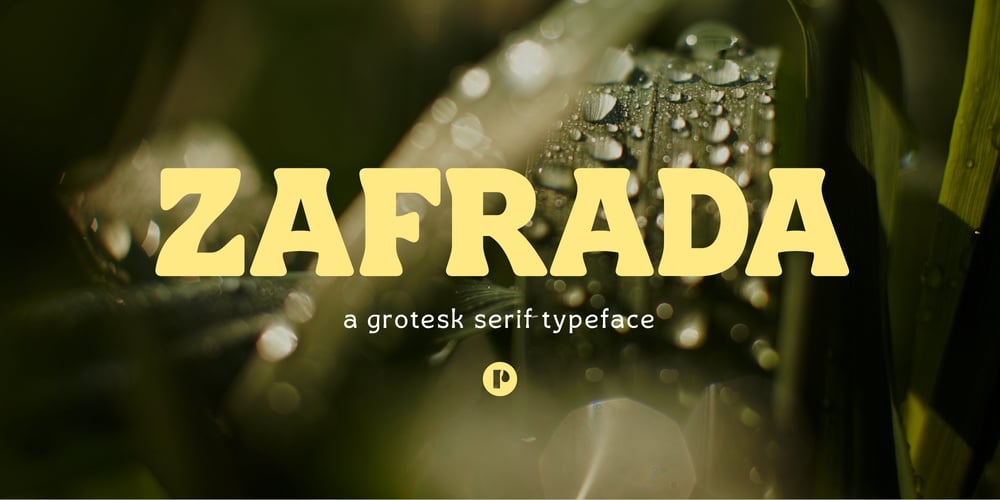 Zafrada font