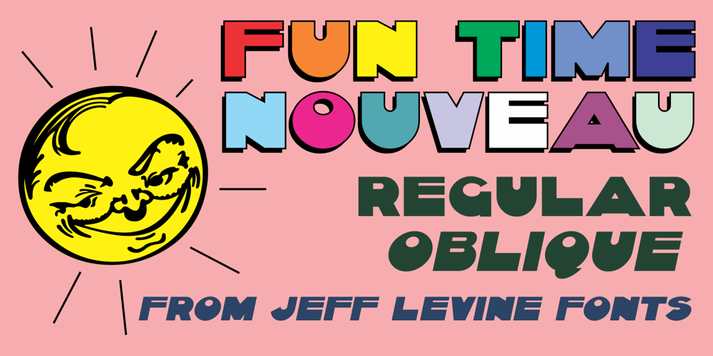 Fun Time Nouveau JNL font