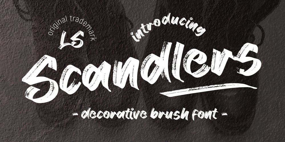 Scandlers font