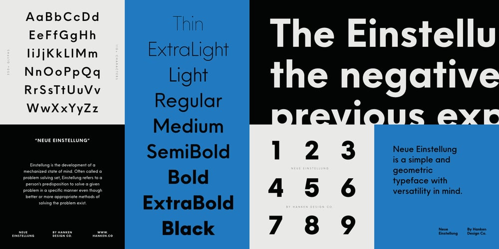 Neue Einstellung font