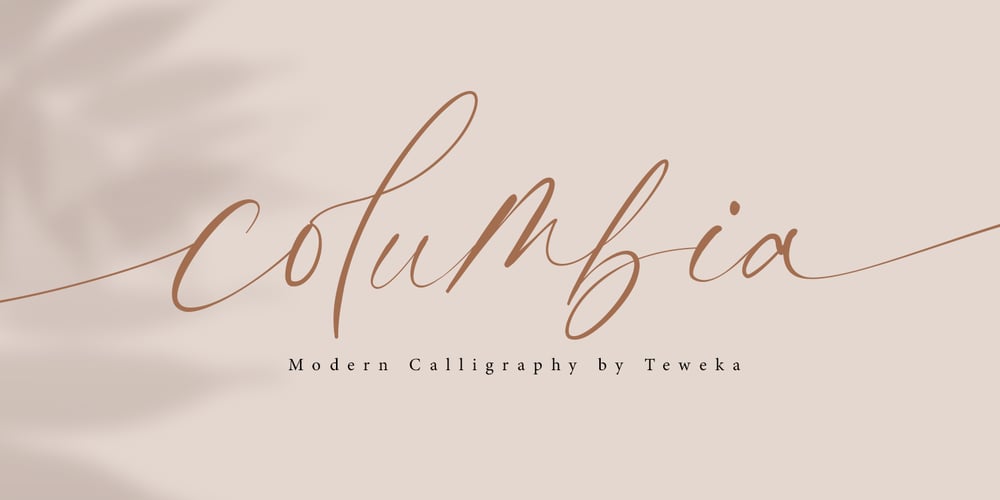 Columbia font
