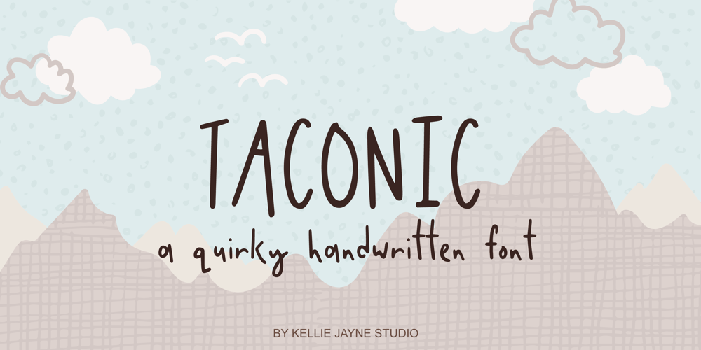 Taconic font