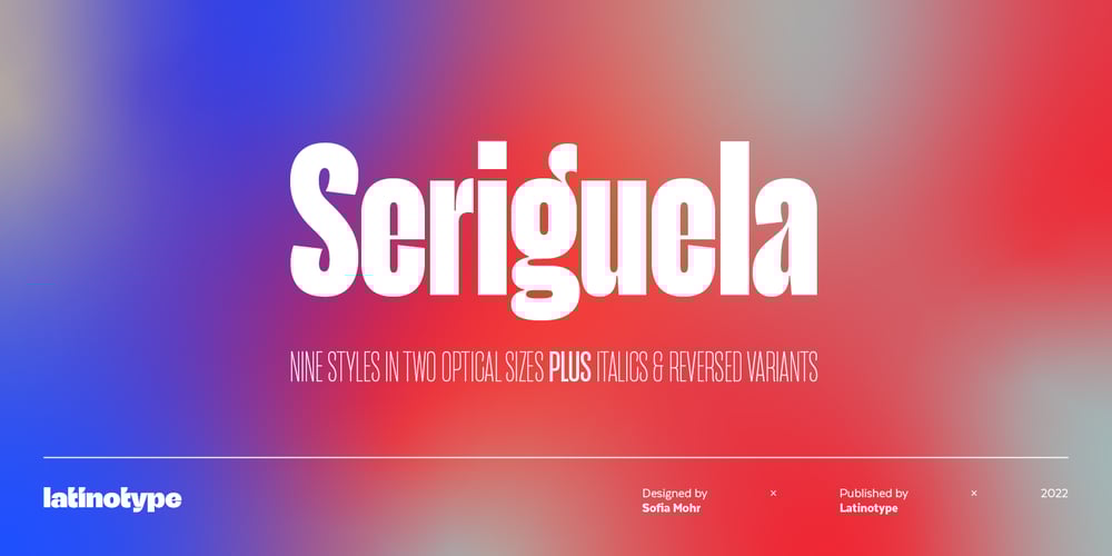 Seriguela font