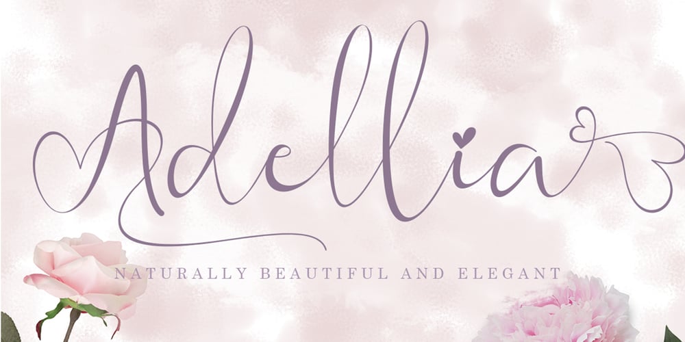 Adellia font