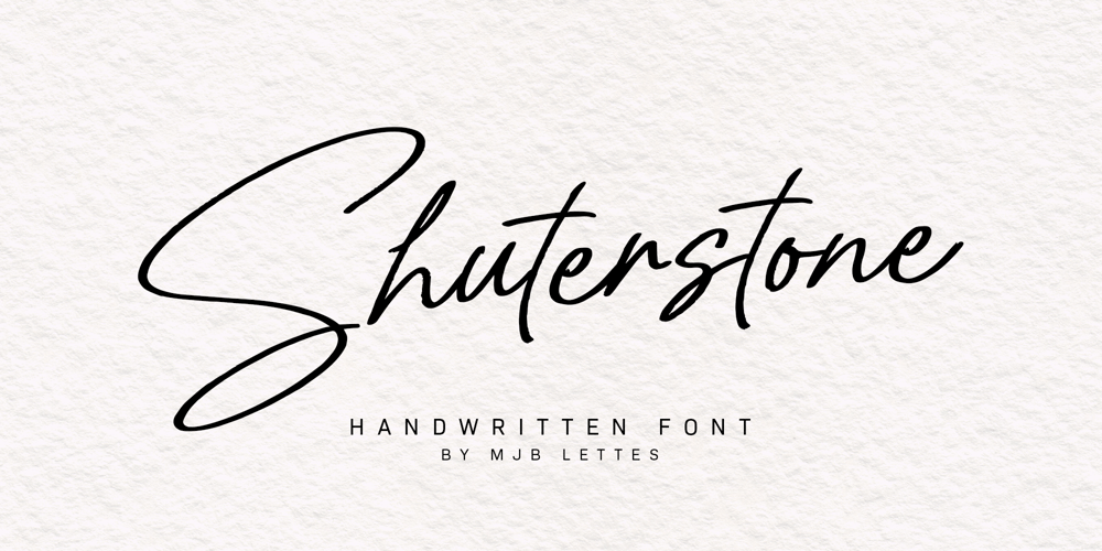 Shuterstone font