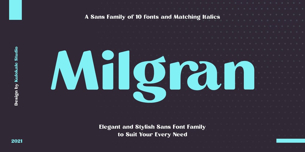 Milgran font