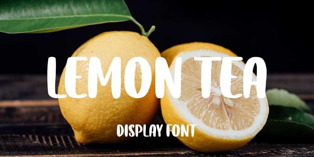 Lemon Tea font