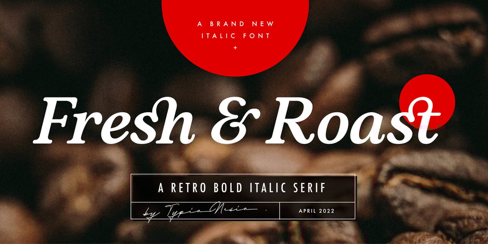 Fresh & Roast font