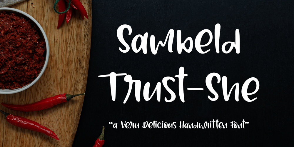 Sambeld Trust She font