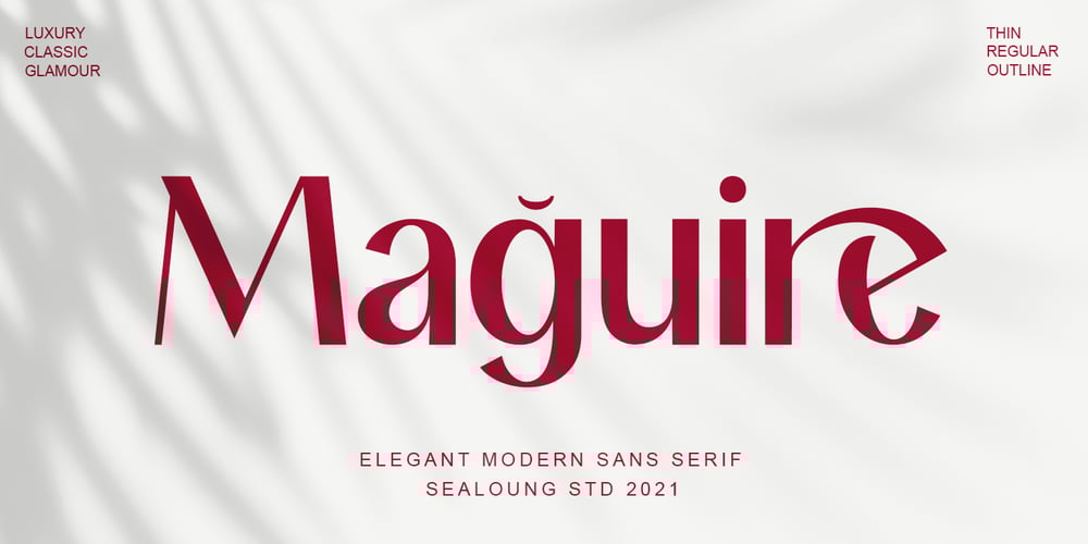 Maguire font