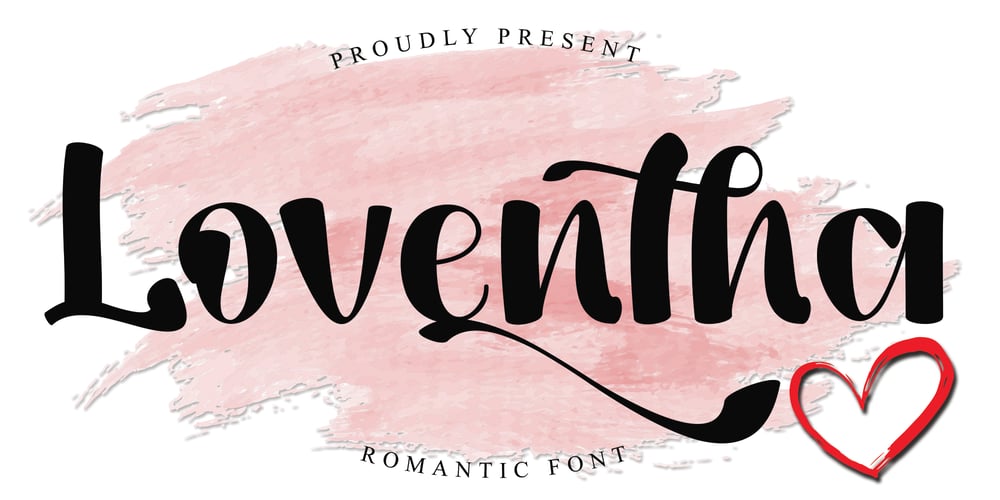 Loventha font