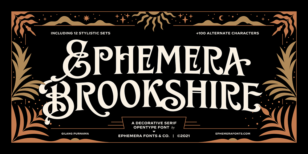 EFCO Brookshire font