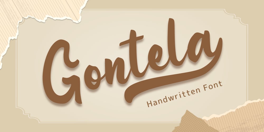Gontela font