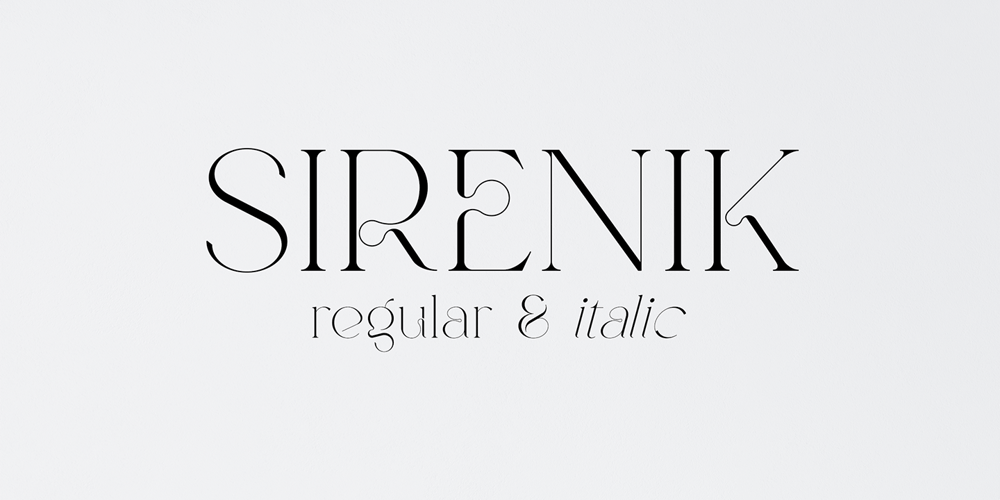 Sirenik font