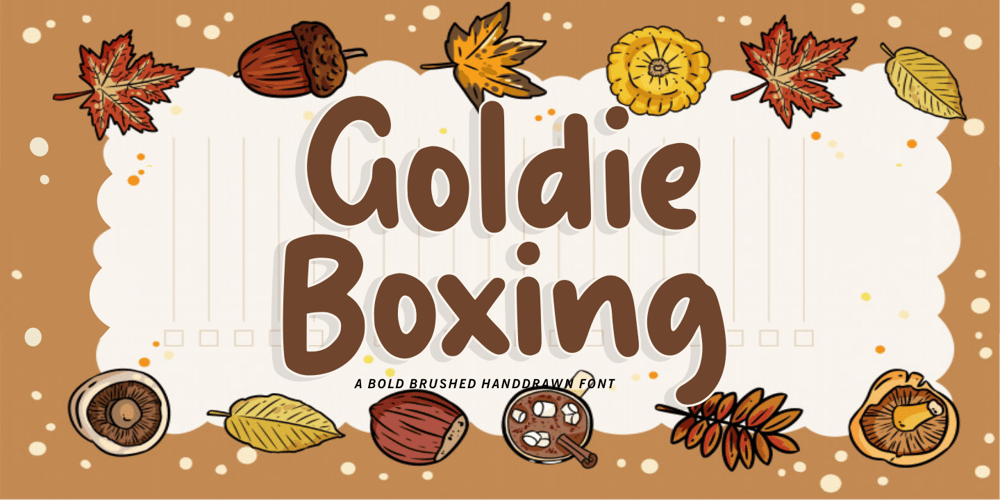 Goldie Boxing font