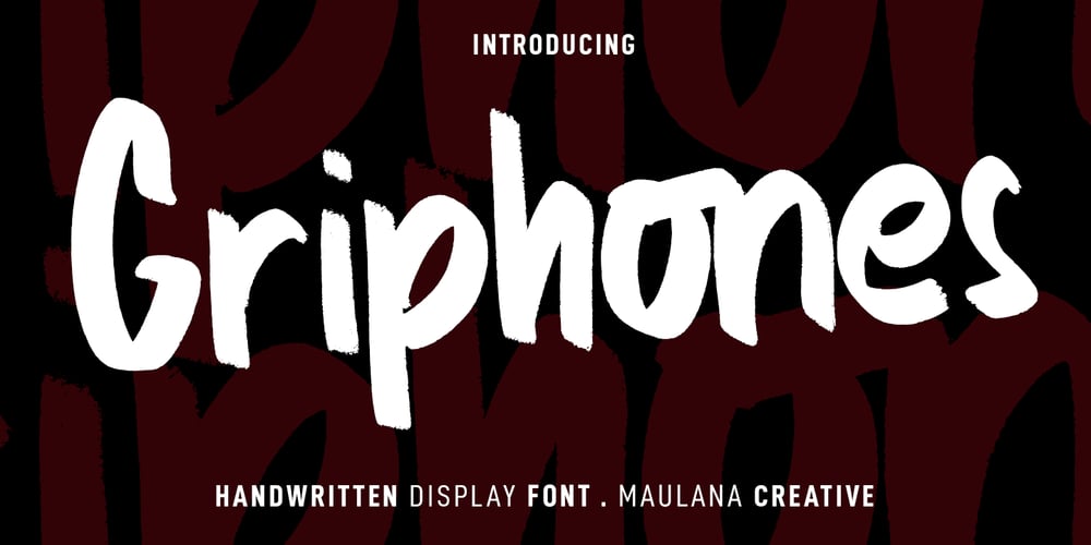 Griphones font