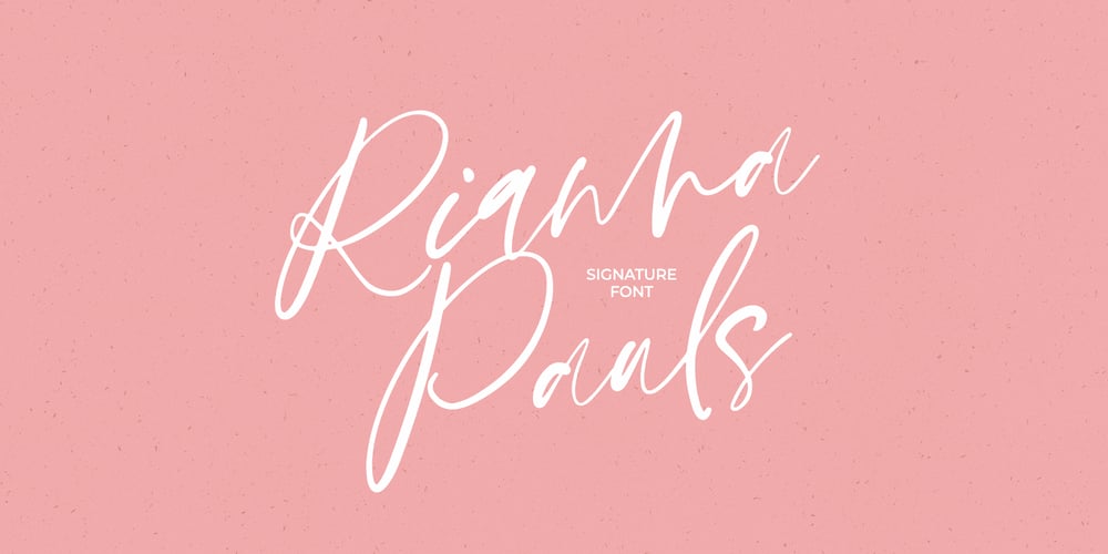 Rianna Pauls font