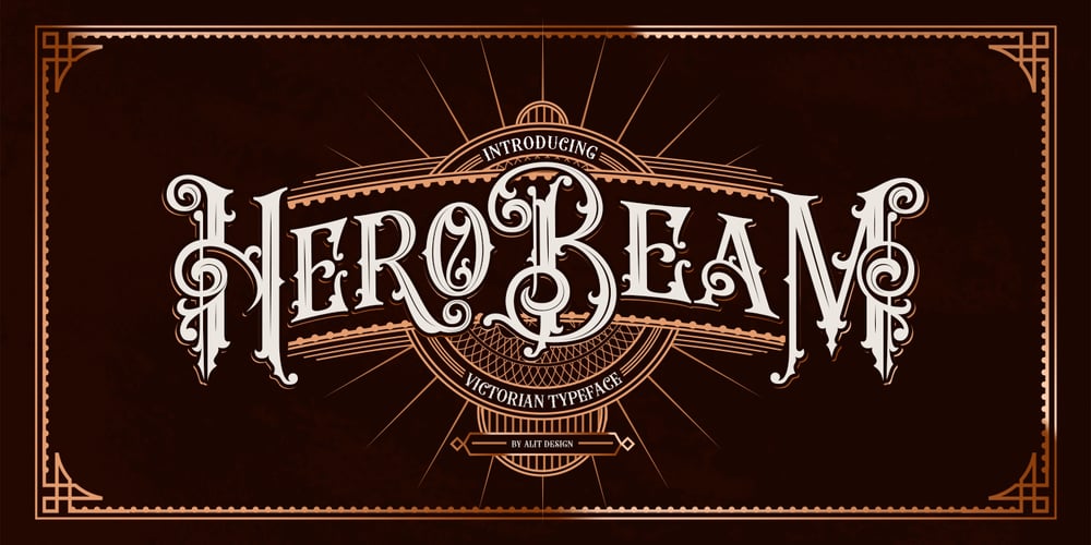 Hero Beam font