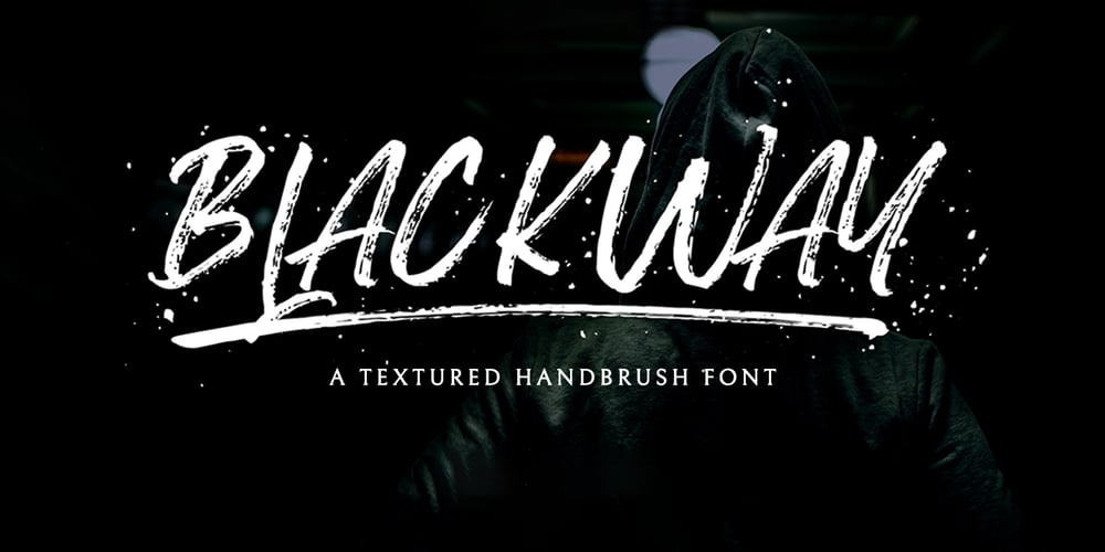 Blackway Brush font