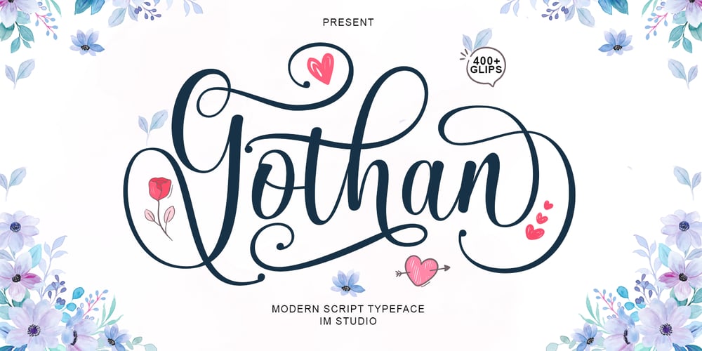 Gothan font