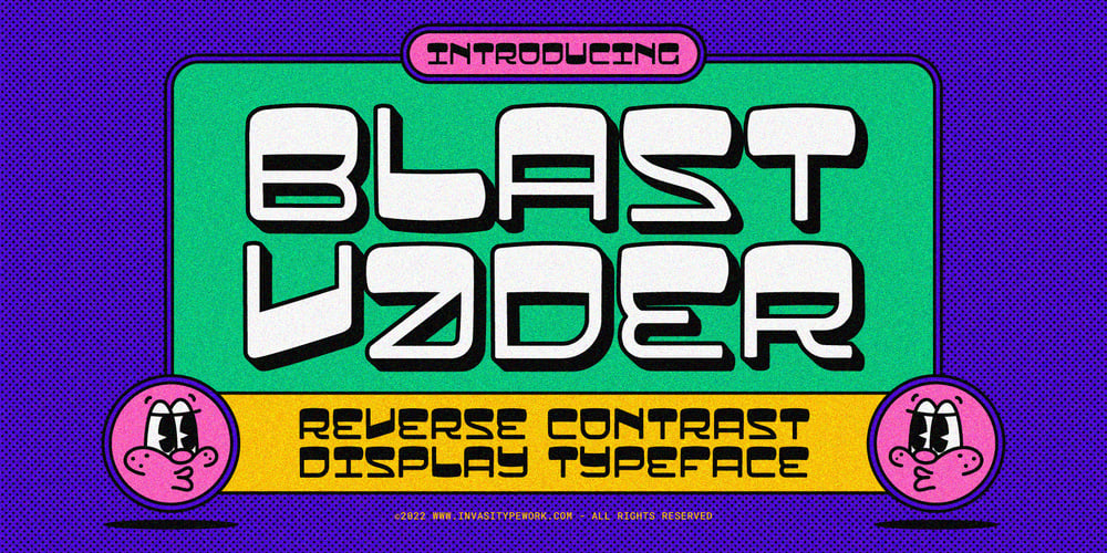 Blastvader font