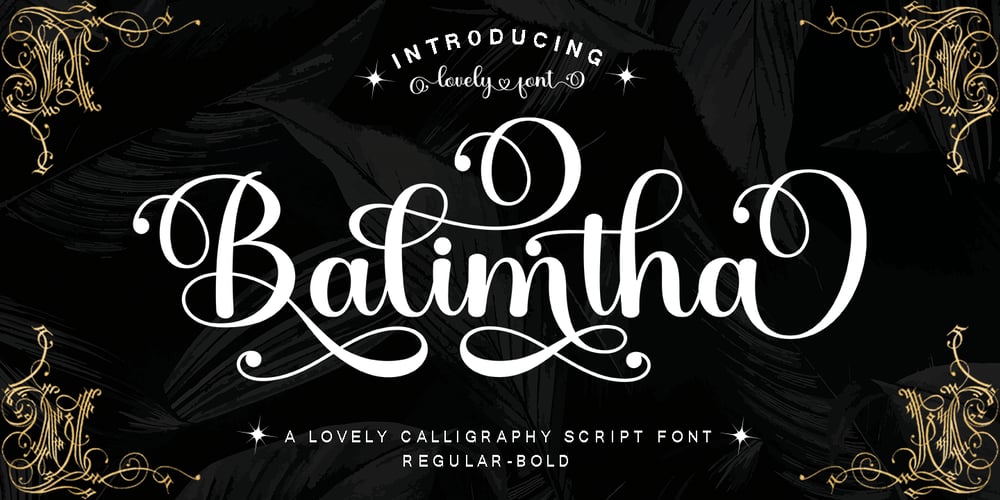 Balimtha font