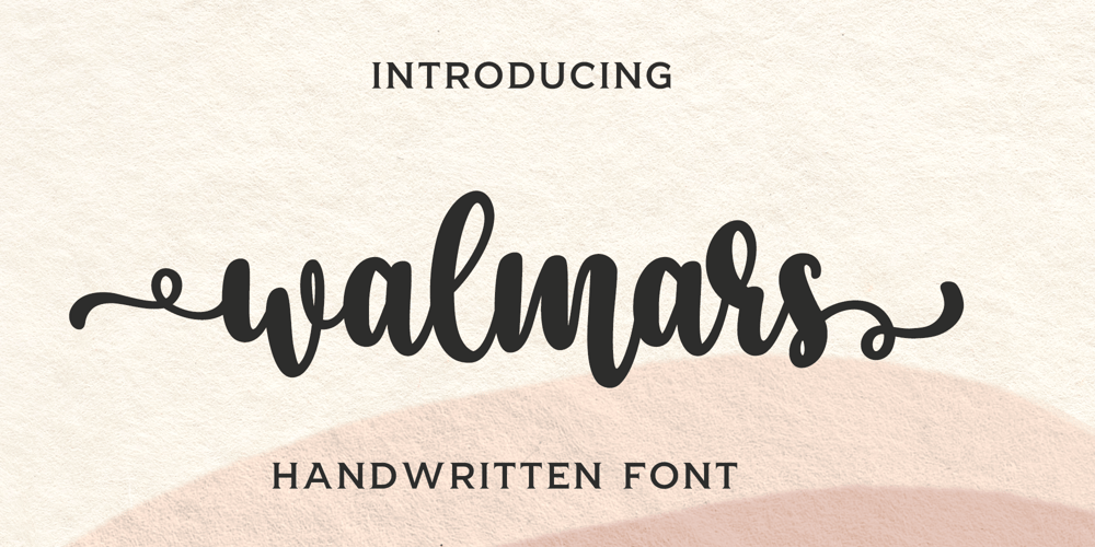 Walmars font