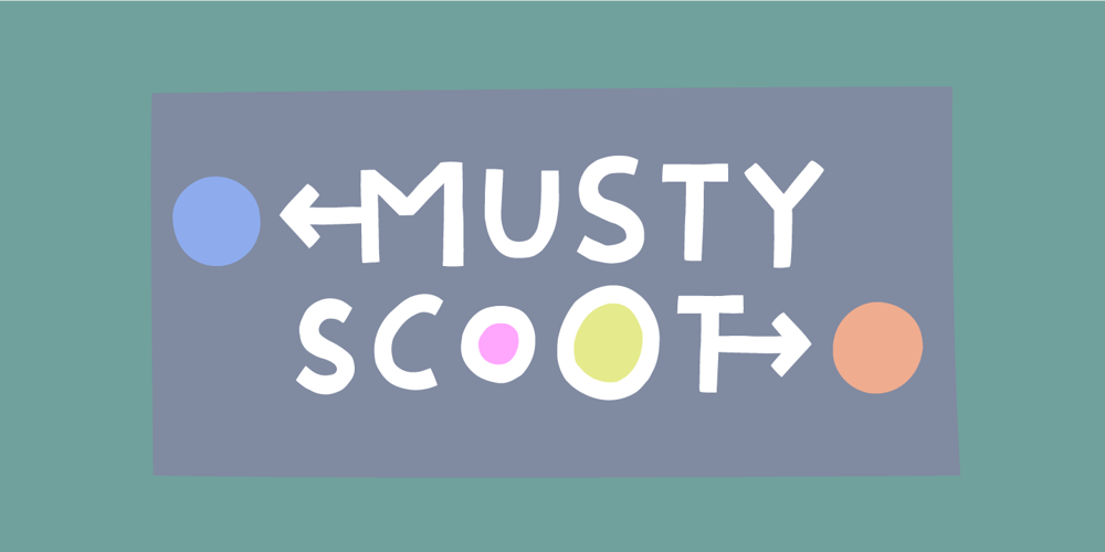 Musty Scoot font